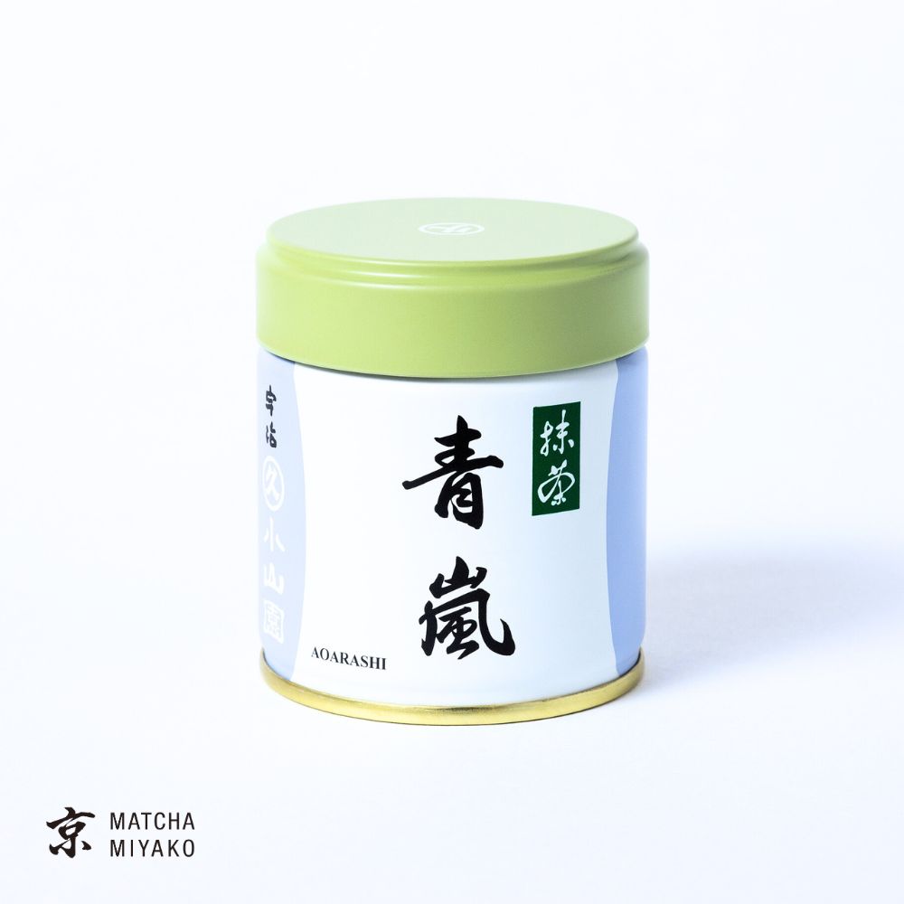 Japanese Matcha Tea Set - Blue flow glaze style