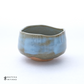 Matcha bowl (Chawan) brown blue