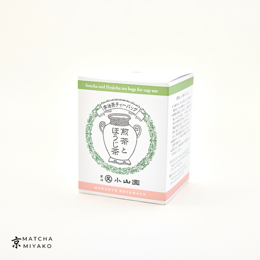 Sencha and Hojicha Tea Bags Box