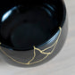 Matcha bowl (Chawan) Tenmoku kintsugi style black