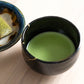 Matcha bowl (Chawan) Tenmoku kintsugi style black