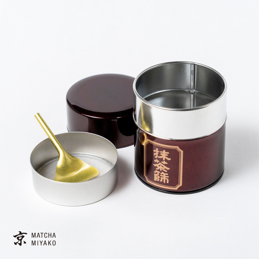 Matcha Sifter Tin Set (black)